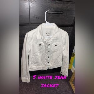 White Jean jacket